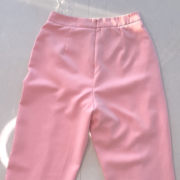 CLUB LONDON PINK HIGH WAIST WIDE LEG PANTS Size 6 in women - Picture 7 of 8